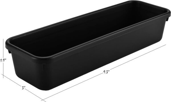 BLACK DRWER ORGANISER 8 PCS SET - Image 9